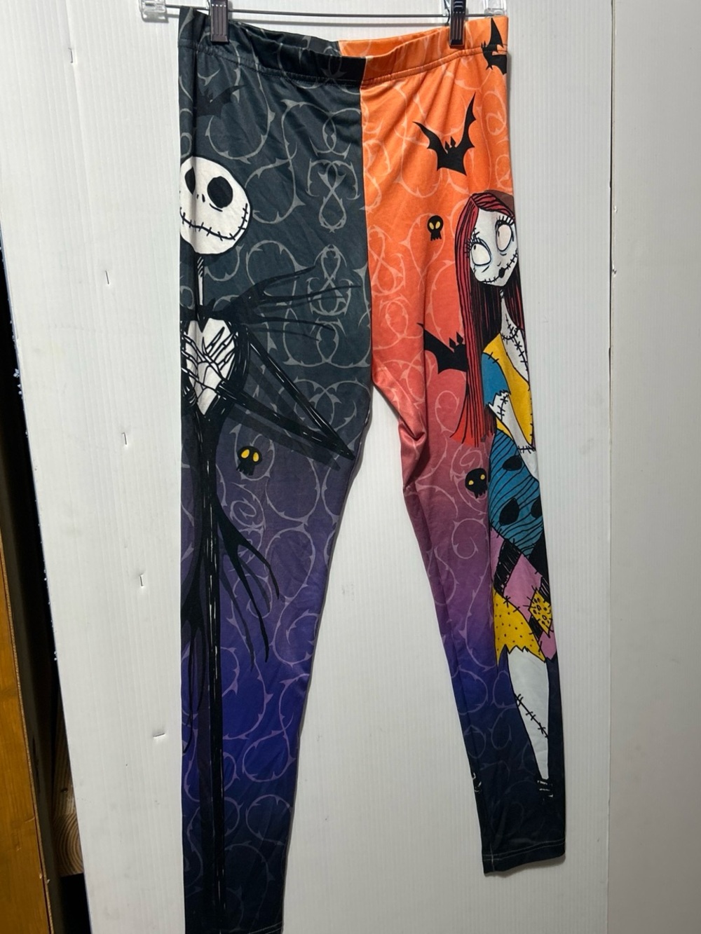 Disney The Nightmare Before Christmas Girls Leggings - Black, Purple, Orange